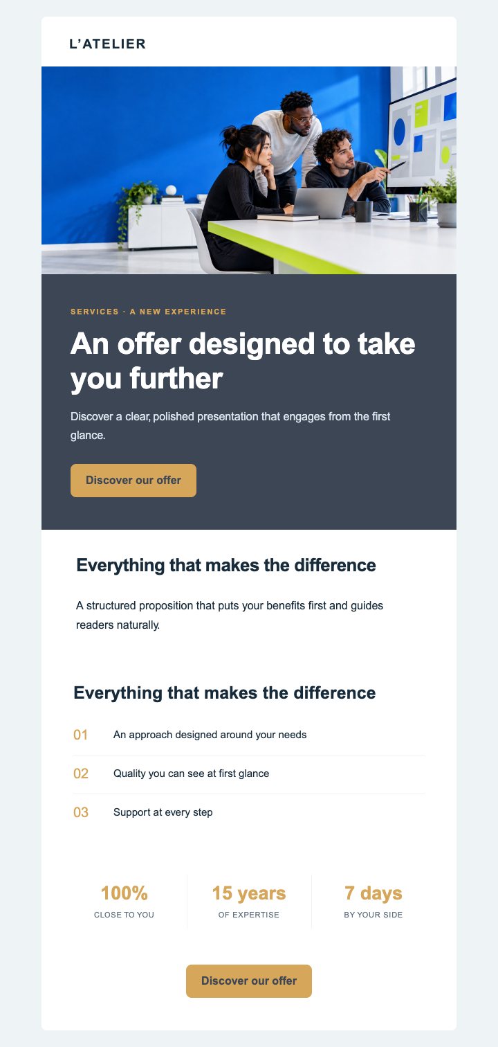 Preview of the Other sectors — Commercial impact · Technology and software — With images template