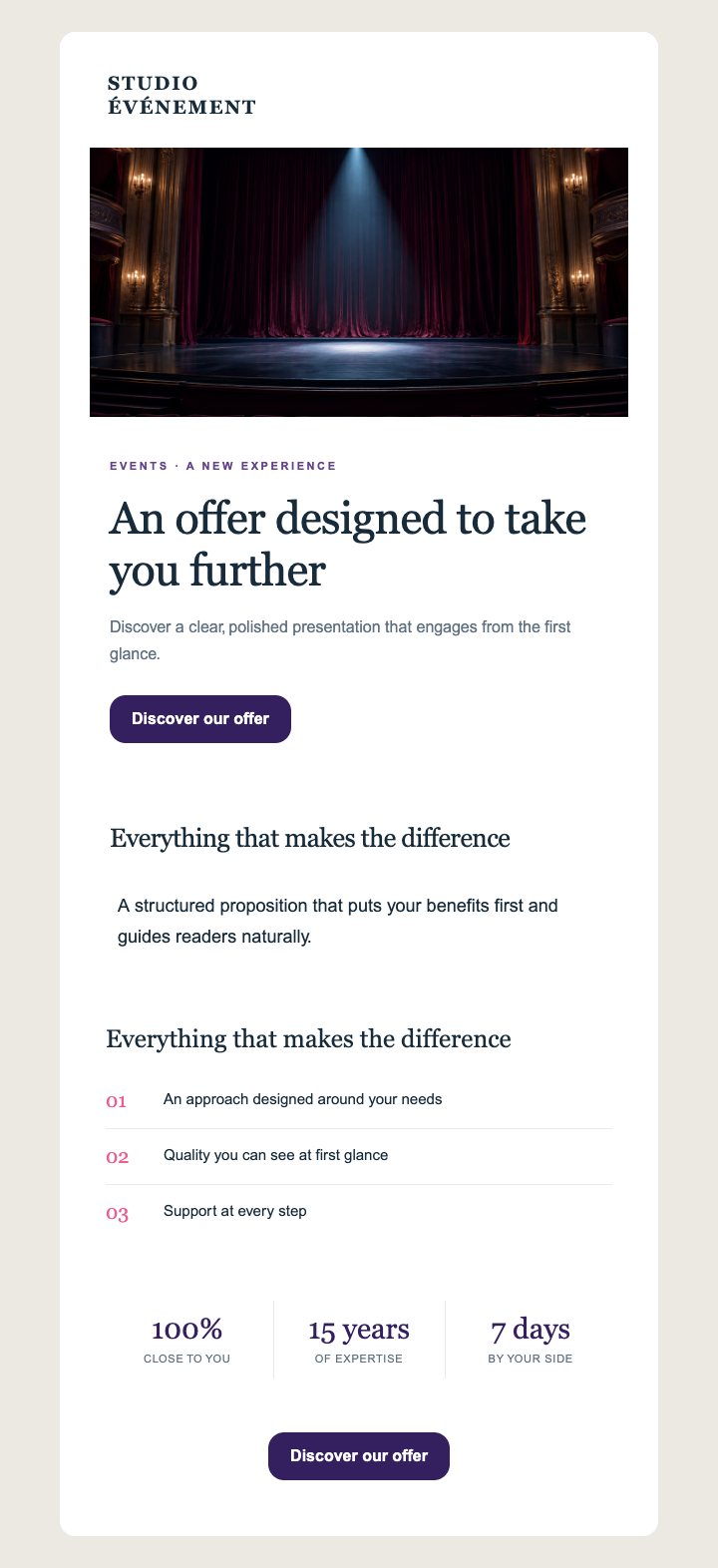 Preview of the Events — Premium — With images template