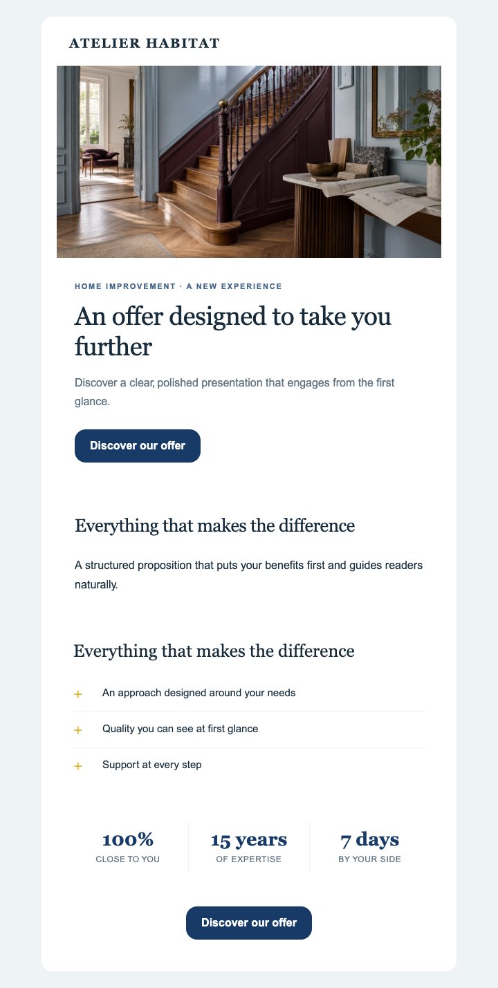 Preview of the Home & renovation — Editorial — With images template