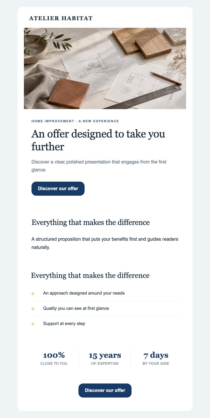 Preview of the Home & renovation — Editorial — With images template