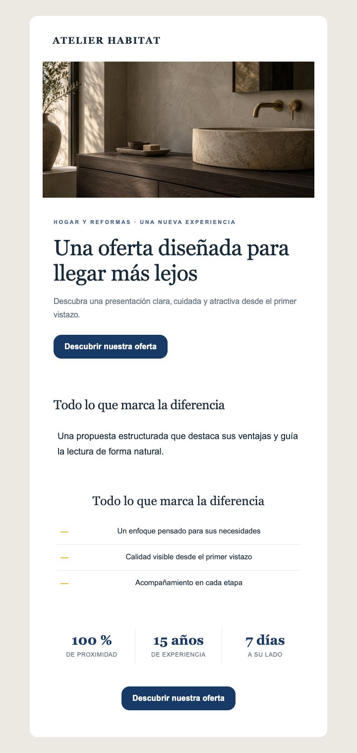 Vista previa del template Hogar y reforma — Premium — Con imágenes